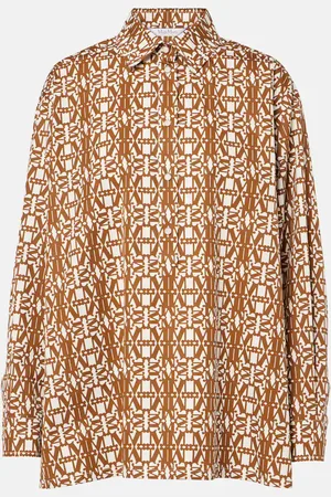 Max Mara Gallura printed cotton shirt