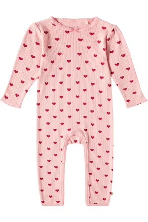Konges Sløjd Konges SlÃ¸jd Baby Minnie pointelle printed cotton onesie