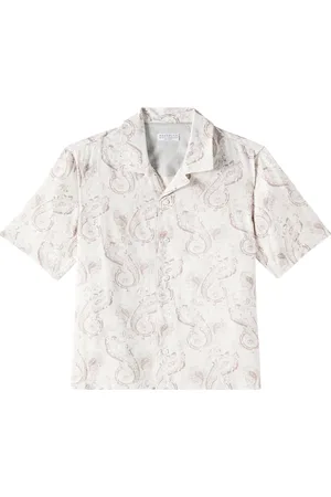 Brunello Cucinelli Paisley linen shirt