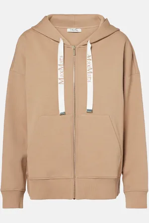 Max Mara Jour cotton-blend jersey hoodie