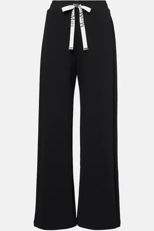 Max Mara Bali cotton-blend jersey wide-leg sweatpants