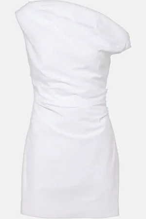 Staud Phare draped cotton minidress