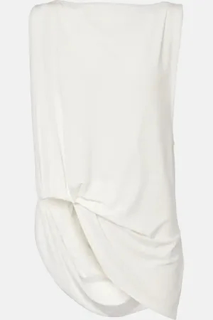 Jacquemus Peplo draped jersey top