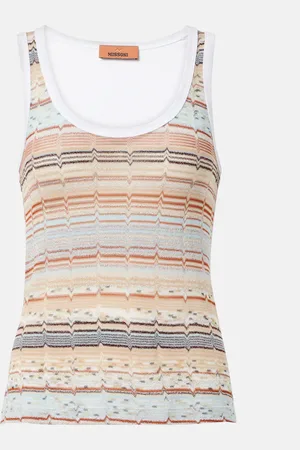 Missoni Wave jersey tank top
