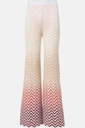 Missoni Zigzag cotton-blend flared pants