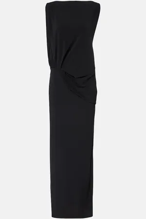 Jacquemus Peplo draped jersey maxi dress