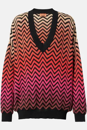 Missoni Zig Zag ombrÃ© cotton-blend sweater