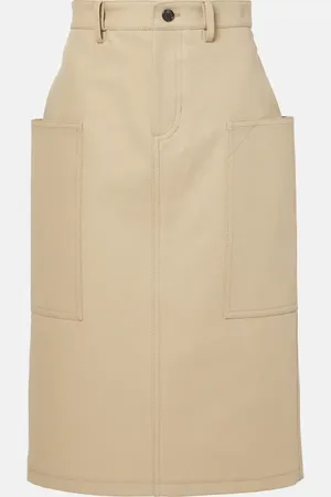 Gucci Cotton drill pencil skirt