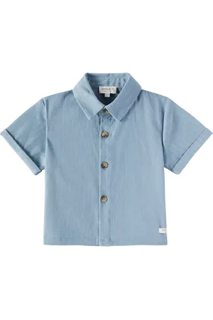 Donsje Baby Brammie striped cotton shirt