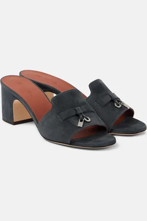 Loro Piana Summer Charms suede sandals