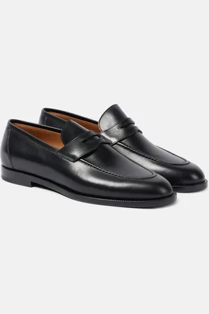 Loro Piana Sergio leather loafers