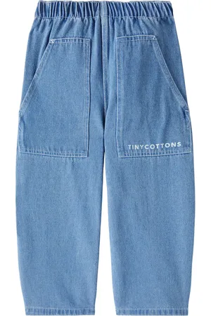 Tiny Cottons Logo straight jeans