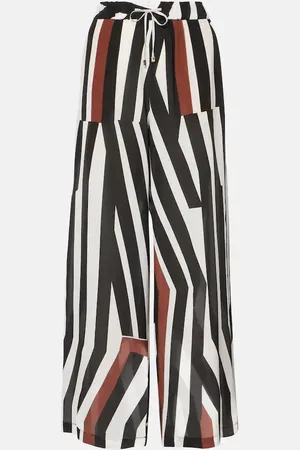Max Mara Tropea striped silk wide-leg pants