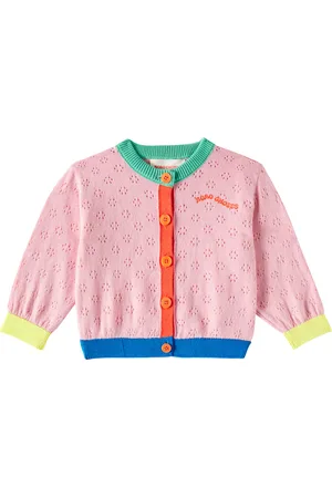 Bobo Choses Baby colorblocked cotton cardigan