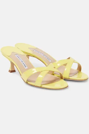 Manolo Blahnik Callamu 50 patent leather sandals