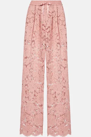Dolce & Gabbana Lace wide-leg pants