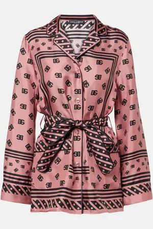 Dolce & Gabbana DG silk satin shirt