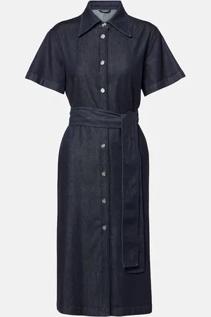 Dolce & Gabbana Belted denim shirt dress