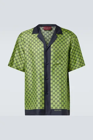 Gucci GG printed silk shirt
