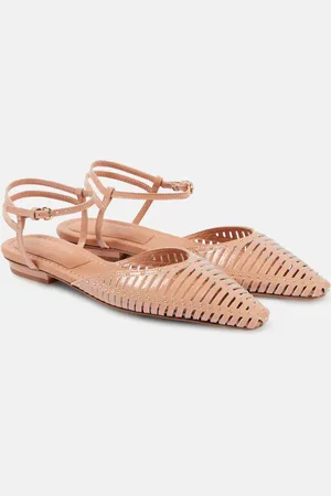 ULLA JOHNSON Violette leather flats