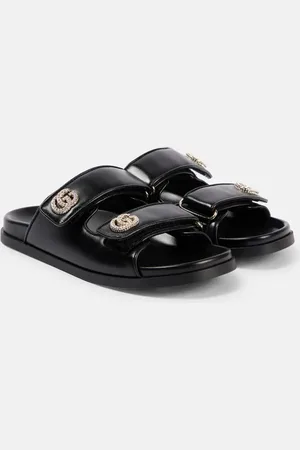 Gucci New Marmont GG leather sandals