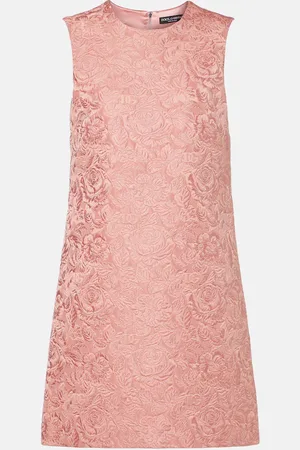Dolce & Gabbana Floral matelassÃ© jacquard minidress