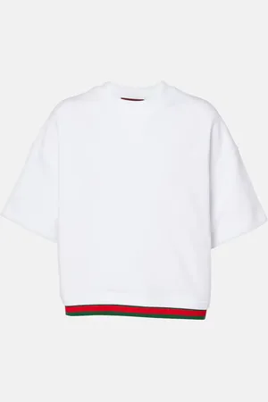 Gucci Cotton jersey crop top
