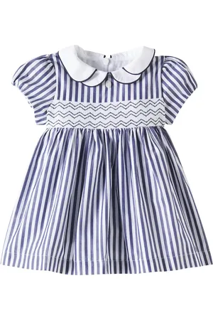PATACHOU Baby striped cotton poplin dress