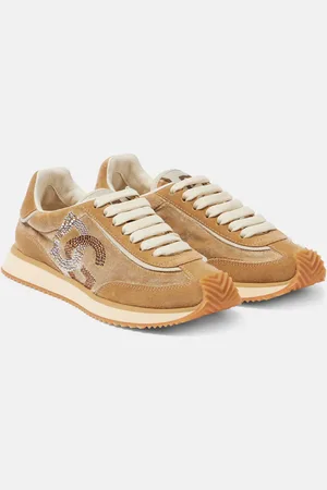 Dolce & Gabbana DG leather-trimmed sneakers