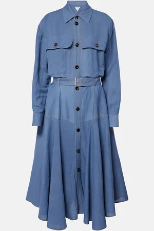 Bottega Veneta Belted shirt dress