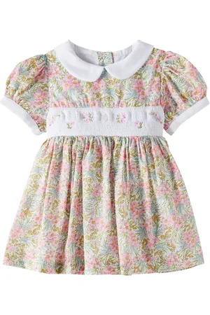 PATACHOU Baby floral cotton dress