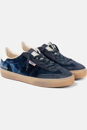 Golden Goose Soul Star velvet and suede sneakers