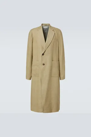 OUR LEGACY Robe linen and silk overcoat