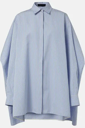 Proenza Schouler Isla striped cotton and silk minidress