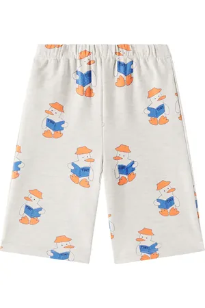 Tiny Cottons Baby printed cotton-blend straight pants