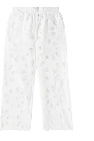 Tutu Du Monde Layla floral lace straight pants