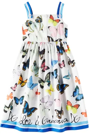 Dolce & Gabbana Printed cotton poplin dress