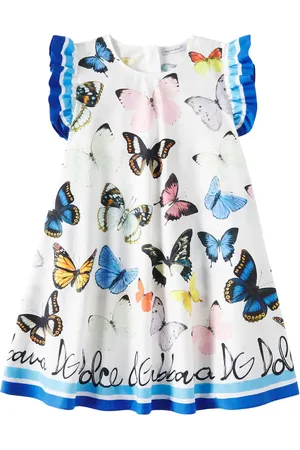 Dolce & Gabbana Printed cotton poplin dress