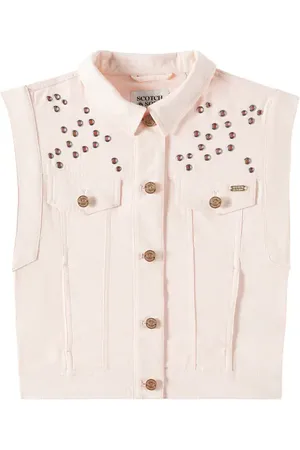 Scotch&Soda Embellished cotton vest