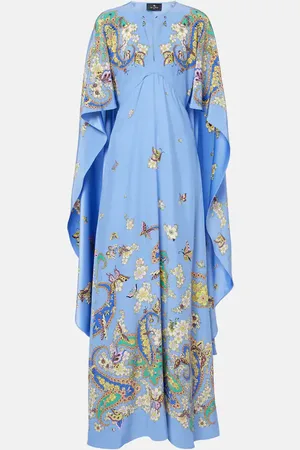 Etro Floral paisley silk gown