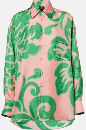 Etro Printed silk blouse