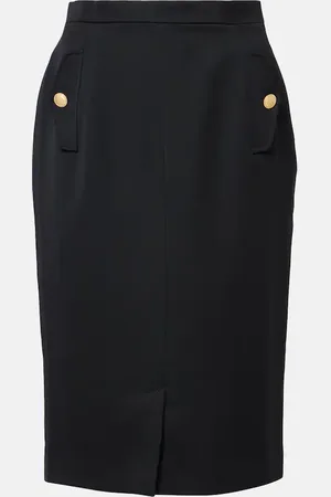 Alessandra Rich Virgin wool pencil skirt
