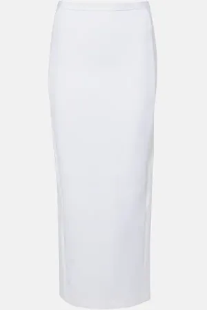 Max Mara Charme high-rise jersey pencil skirt