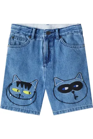 Stella McCartney Printed denim shorts