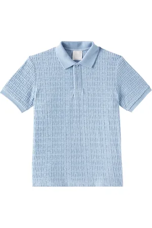 Givenchy 4G cotton terry jacquard polo shirt