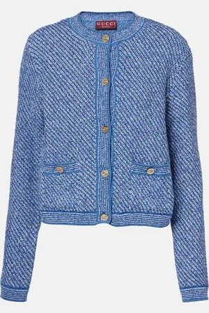 Gucci Double G cotton-blend cardigan