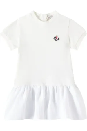 Moncler Baby cotton-blend dress