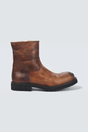 Acne Studios Leather biker boots