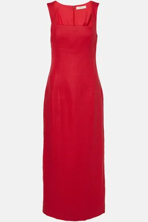 FAITHFULL THE BRAND Felice linen maxi dress