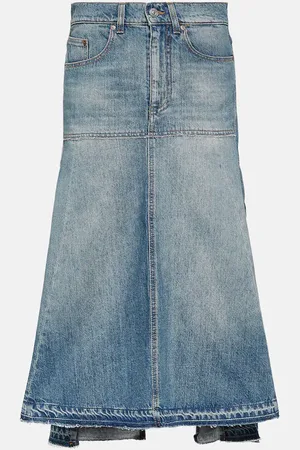 Victoria Beckham Denim midi skirt